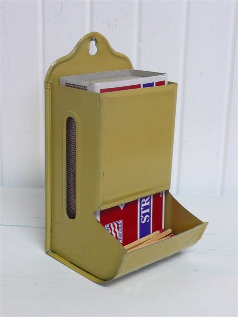 metal match box holder gay paris|Metal Matchbox Holder GAY PARIS Eiffel Tower Paris .